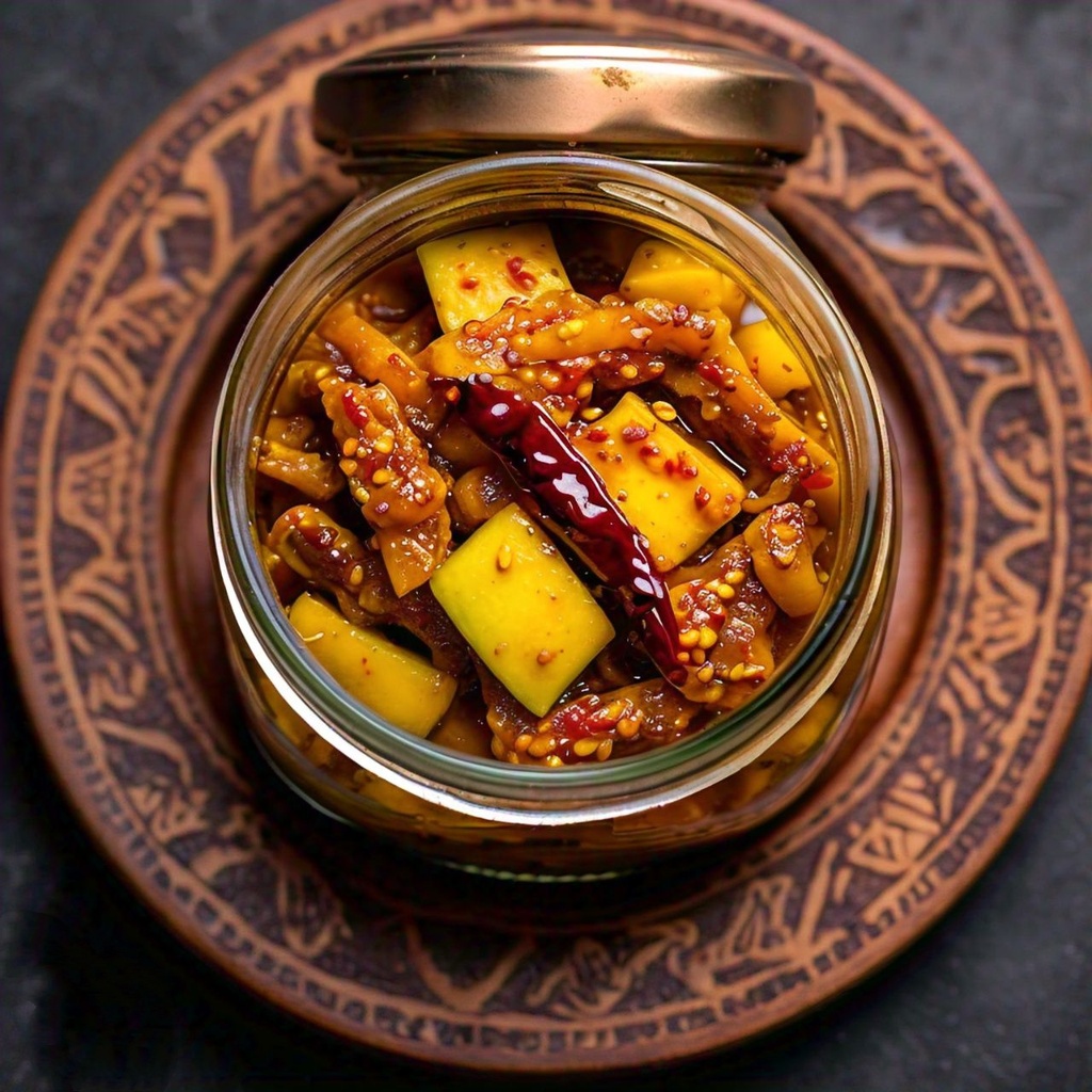 Mango pickle (Aam ka aachar)