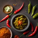 Green Chilli pickle (Mirchi ka aachar